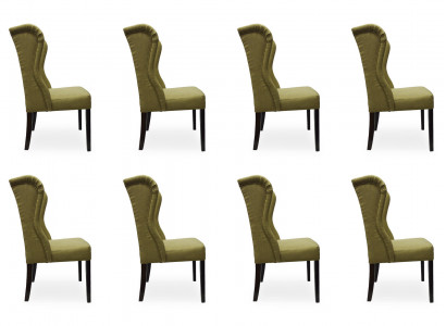 8x Design Gepolstert Still Sëtz Still Stillgestell Set Fauteuil Lounge Club Set